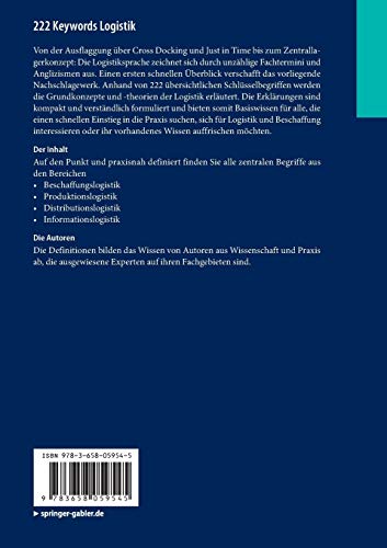 222 Keywords Logistik: Grundwissen Für Fach- Und