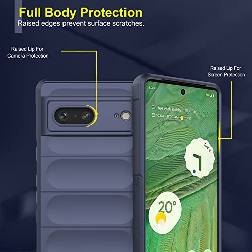Image of Amazon Brand - Solimo Back Case Cover for Google Pixel 7 5G | Compatible for Google Pixel 7 5G Back Case Cover | Liquid Silicon Magic Case for Google Pixel 7 5G with Camera Protection | Sapphire