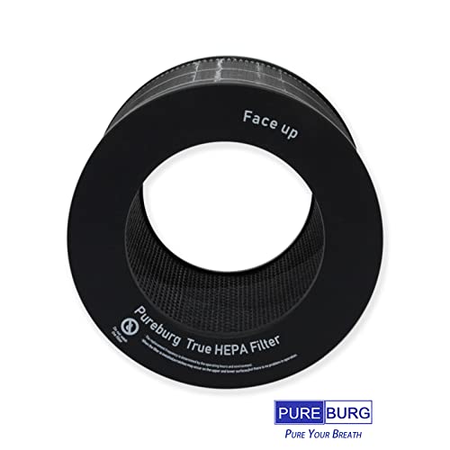 PUREBURG Replacement Filter Compatible with LG PuriCare AeroTower U9C Series U9CV2B U9CS1C U9CV1C Air Purifying Fan,H13 4-Stage Filtration Activated Carbon Air Clean