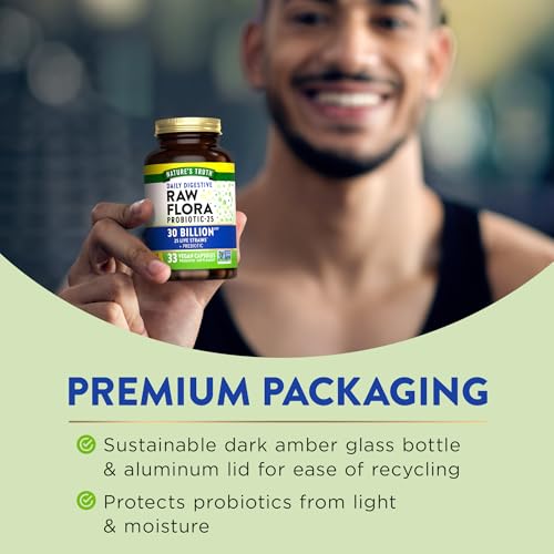 Image of Raw Flora Probiotics with Prebiotics | 30 Billion CFU