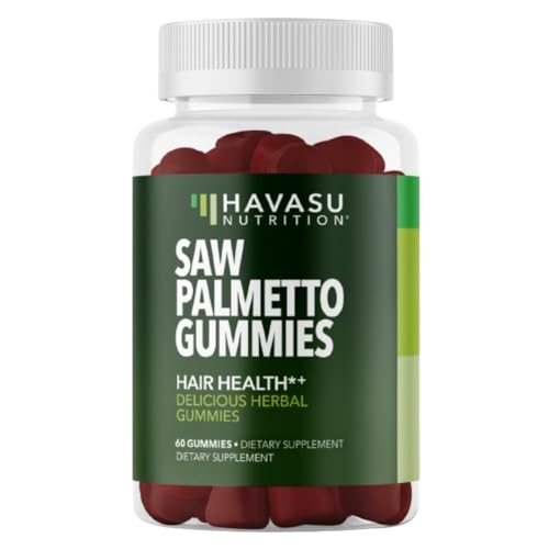 Saw Palmetto Gummies for Men Prostate Health Supplement 60 Count