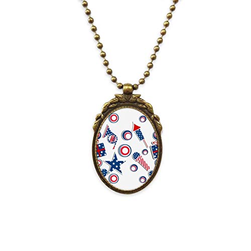 Collier vintage en laiton vieilli pendentif étoile feu d'artifice chic