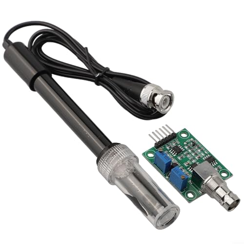 Kit de sensor de pH para placas de desarrollo Arduino con sonda BNC y módulo de pH para adquisición constante de datos de pH (kit de pH)
