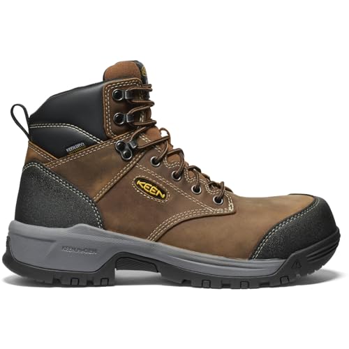 KEEN Utility Men's Evanston 6" Composite Toe Waterproof Leather Durable Construction Work Boots2