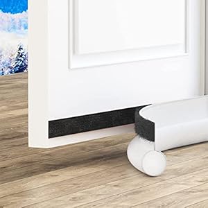 FAMIDIQGO Tochtstrip, zelfklevend, deurafdichting, 94 cm, tegen toch, isolatie, bescherming tegen weer en geluid