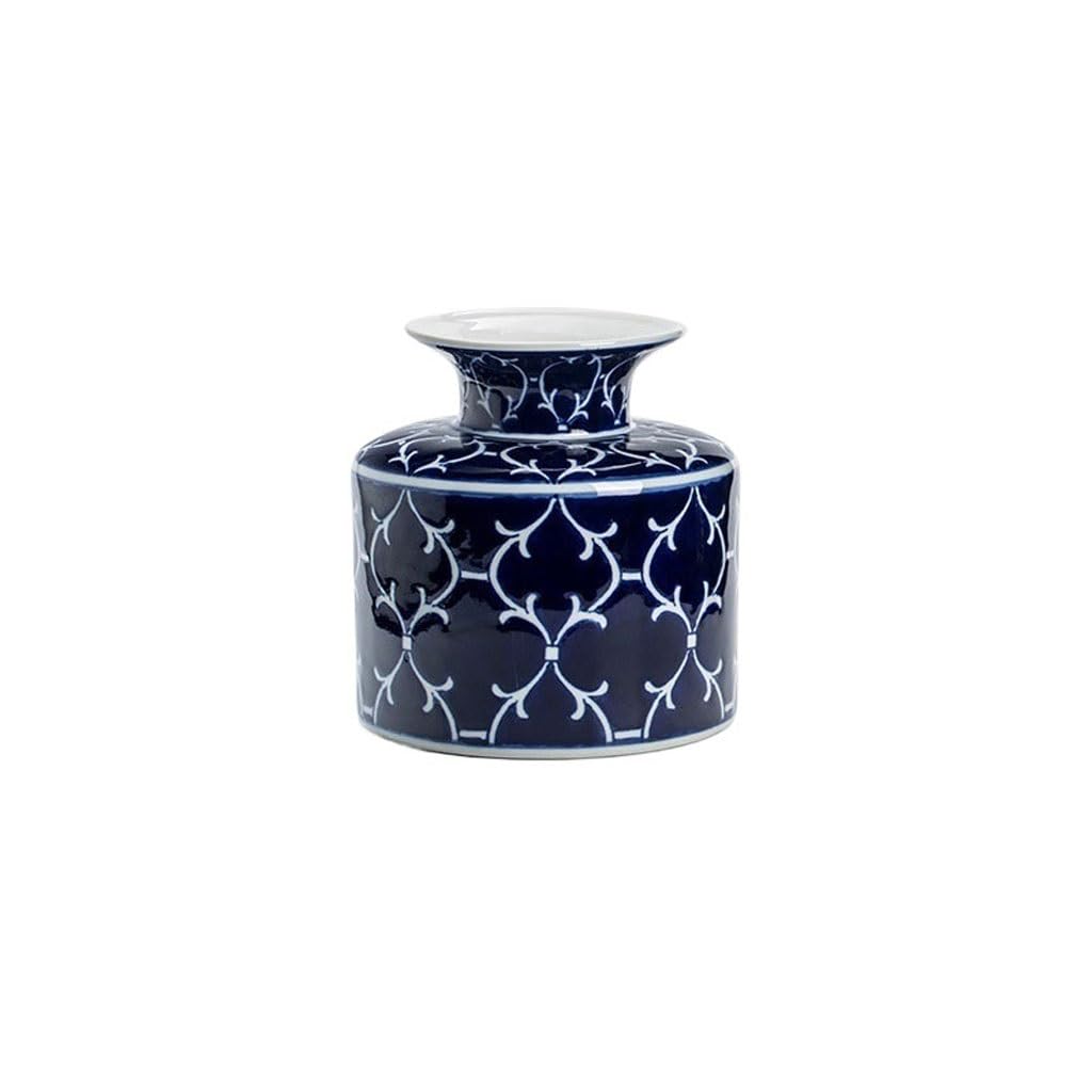 Gfhtrely One Color Vase Retro Ceramic Vase Chinese Style Living Room Flower Arrangement Flower Device Home Dining Table Ornaments Flower Vases
