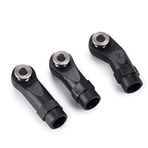 AXspeed 10 Stück Rostfreier Stahl Steering Pull Rod Link Linkage für Axial SCX10 II 90046 1: 10 RC Auto, 313 mm Radstand
