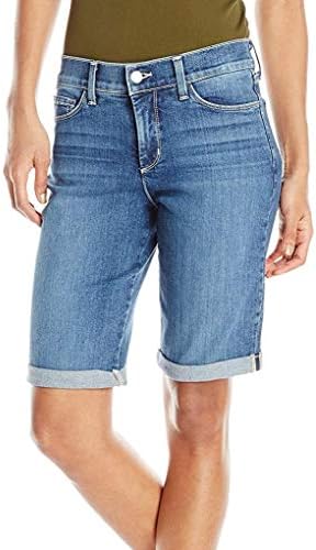NYDJ Women&#39;s Briella Roll Cuff Jean Long Slimming Denim Shorts
