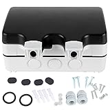 IP66 Weatherproof Socket Box 2 - Bits | High - Grade PC Material Outdoor...