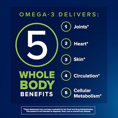 Image of Osteo Bi-Flex Advanced Omega-3 Joint Complex Algae Oil Supplement, 80 Ct