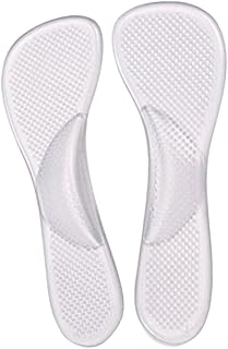 Beavorty Shoe Filler Shoe Filler Shoe Filler Shoe Filler High Heel Cushion Inserts Women Heel Pads Insoles Transparent Shoe Fillers for Sandals Arch Support Clear Jel Clear Jel Clear Jel Silicone Gel