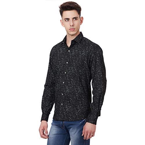 Image of TAHVO Men's Regular Fit Long Sleeves Cotton Formal Shirt