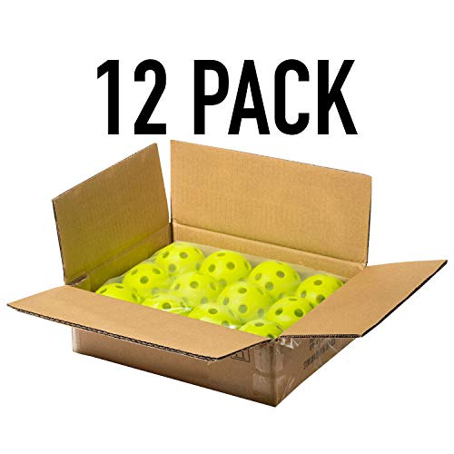 Franklin Sports X-26 Indoor Pickleballs - Indoor Court Pickleball Balls - Usa Pickleball (Usapa) Approved Tournament Pickleballs - 12 Pack Inside Pickleballs - Lime Green #TOP6
