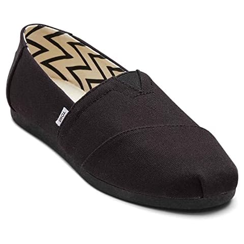 TOMS Women's Alpargata Loafer Flat, Black Cover