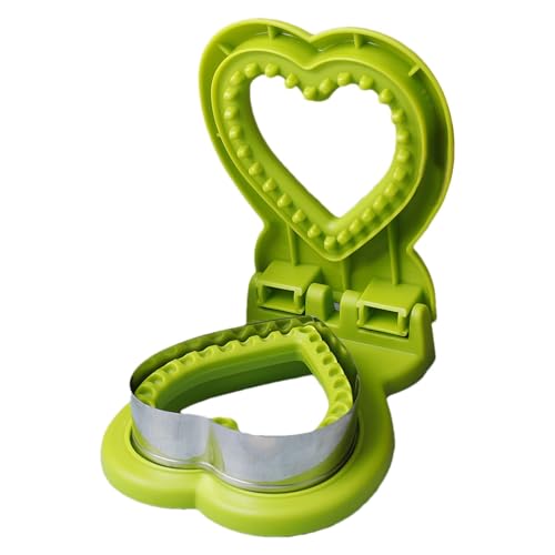 Taglierina per sandwich - Tagliapane per colazione, tagliapane | Simpatico stampo per toast per colazione con struttura in acciaio, taglierina per sandwich design a cuore per cucina domestica