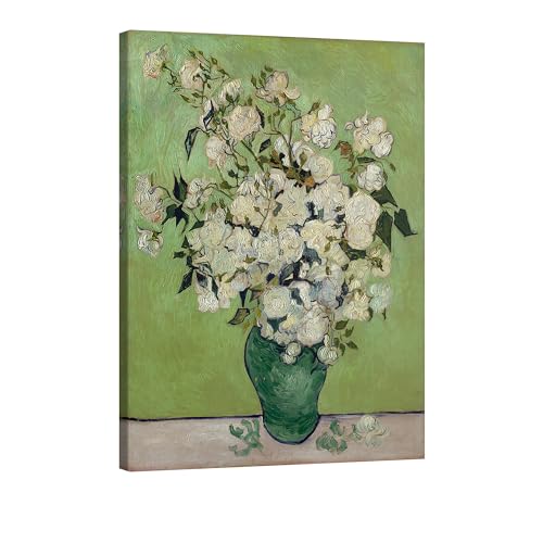 ゴッホ アートパネル 花瓶 世界の有名な絵画 レプリカ キャンバス 絵画 部屋の装飾 壁画 壁掛け ソファ 背景絵画 玄関 開運絵画 完成品 木製フレーム