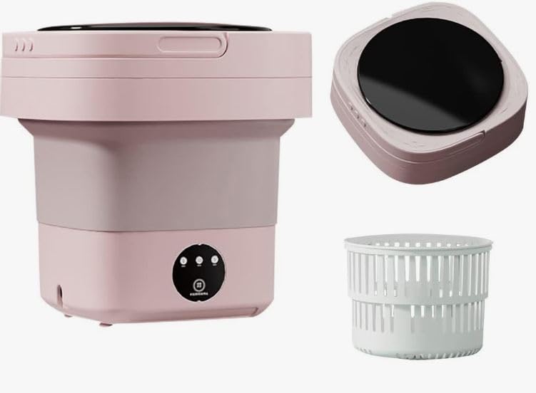 David SeMi AuToMaTiC FoLdInG 11L SmAlL MiNi WaShInG MaChInE WiTh DrYeR DeEp CLeAnInG FoR UnDeRwEaR WaShINg MaChInE ClOtHeS WaShEr (G2)