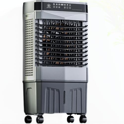 La mejor comparación de Enfriador de Aire los más solicitados. 46 CM-TOP Enfriador de Aire Portátil, Aire Acondicionado, Ventilador, Cooler 3 en 1, Climatizador Evaporativo, para Dormitorio Oficina Hogar, con Control Remoto, 120W, 32L de...