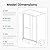56-60" W x 72" H Semi-Frameless Double Sliding Shower Door, 1/4" (6mm) Thick Glass Door for Walk-in Shower, 2 Water Seal Strips and Anti-Collision Protection, Reversible Installation, Matte Black