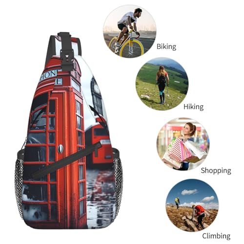 Mochila tipo bandolera pequeña para pecho unisex miniatura 6