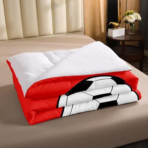 Image of Feelyou Football Bedding Set Toddler Size 3Pcs for Boys Girls Women Men