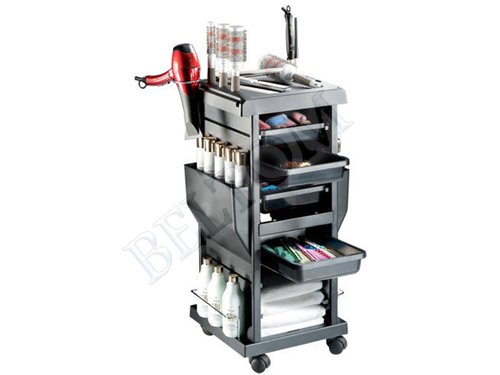 Beltom Salon Peluqueria Barbero Carro Cajones 4 Cajones para Colorear