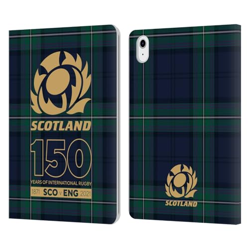 Ya en manzanajugosa.com: Head Case Designs Licenciado Oficialmente Scotland Rugby tartán 150 Aniversario Carcasa de Cuero Tipo Libro Compatible con Apple iPad Air 2020/2022