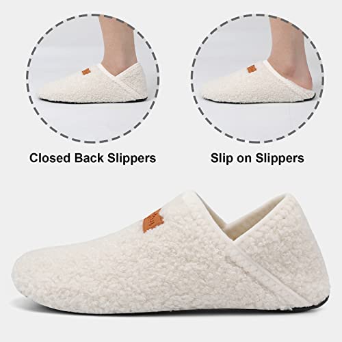 Image of Fires Womens Mens Slippers with Rubber Sole Soft-Lightweight House Slipper Socks Around House Shoes Non Slip Indoor /Outdoor