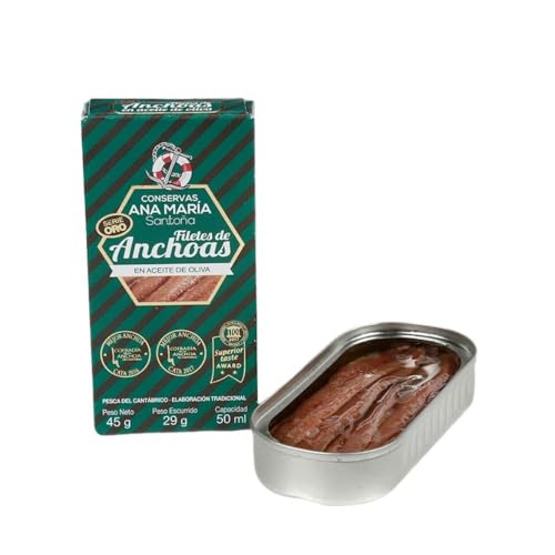 Anchoas del Cantábrico Ana María Santoña en aceite de oliva, 50 ml