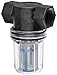 Banjo LSTM050-80C Polypropylene Mini T-Strainer with Clear Bowl, 80 Mesh, 1/2" NPT Female