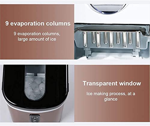 Máquina para hacer cubos de hielo, 24H, tamaño ajustable miniatura 5