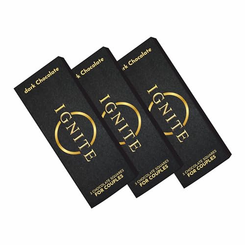 Image of MBDH Wellness Ignite Chocolate Bars (3 Box) | Dark Chocolate Bar To Improve Mood & Performance | Vitality, Arousal And Energy | Vegetarian, Gluten-Free For Men & Women, 370 Grams