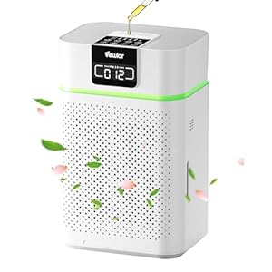 Air Purifier for Home Large Room up to 1800ft², VEWIOR Air Cleaner with Air Quality Light and Essential Diffuser, AUTO Mode, Sleep Mode, Timer, Lock, for Wildfire Smoke Dust