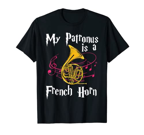 My Patronus Is A French Horn Funny Musician Women Girls T-Shirt