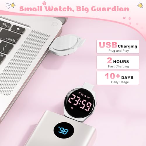 Image of Kids Watches for Girls Boys Digital Sport Watch with Step Counter Pedometer Vibration Alarm Clock, No App Waterproof Fitness Tracker Kids Watch Boys Girls Teens Students Ages 5-16