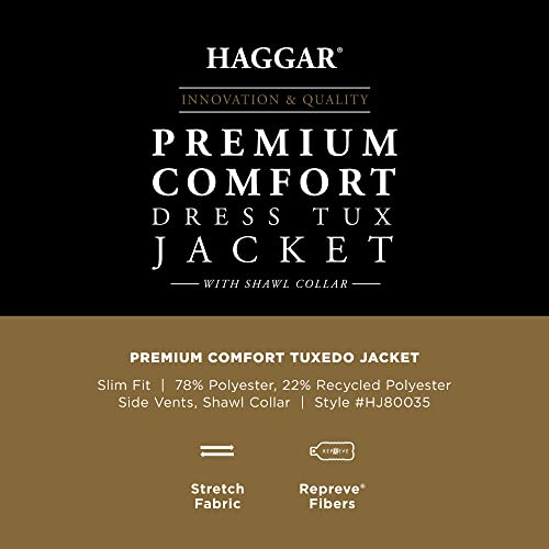 Haggar J.M Slim Fit Tuxedo Jacket Black