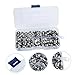 Hohopeti 180pcs Stainless Steel Countersunk Cup Washers Hollow Fisheye Gaskets for Projects Aircraft and Industrial Equipment Decorative Washers