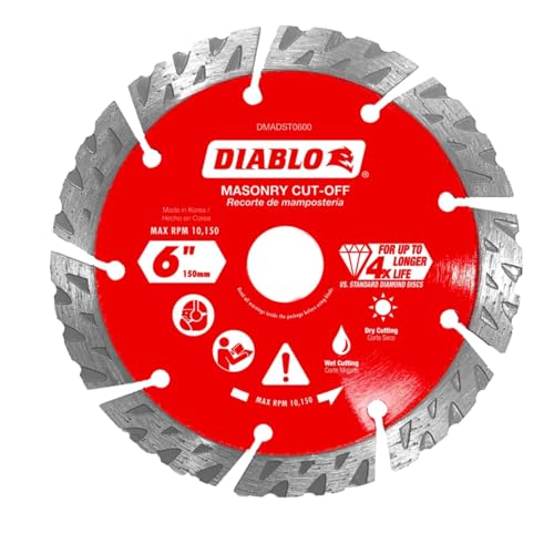 Diablo Diamond Segmented Turbo Masonry Cut-Off Blade