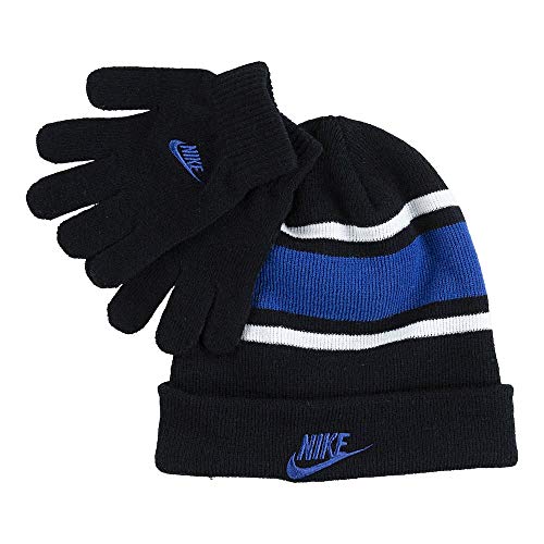 Nike Futura Beanie Snow Gloves Set (Big Kids)