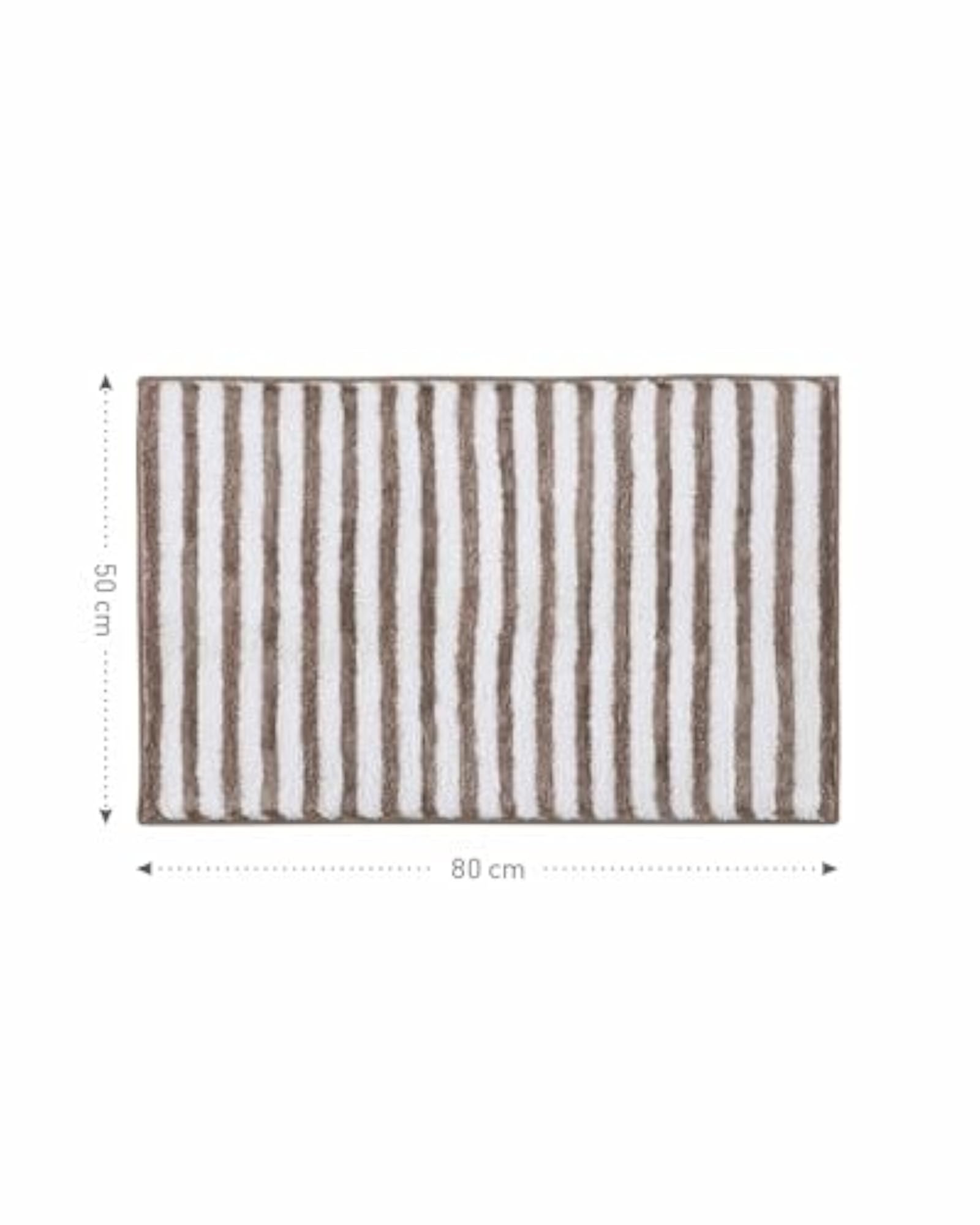 Non-Slip Bath Mat for Bathroom, Soft & Quick-Dry Polyester