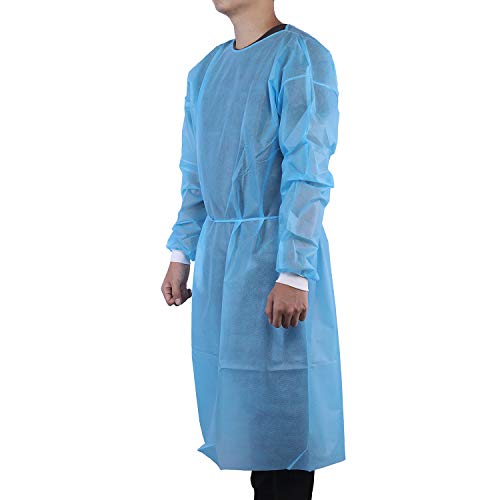 image for R RAYTEX PROTECTION Raytex Plastic Disposable Gowns Clothing 10 PCS An