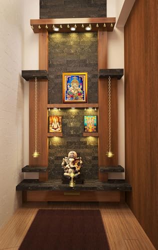 Image of ADA Handicraft Aluminum Plated Wood Photo Frame (35 x 25 x 1 cm, Multicolour)