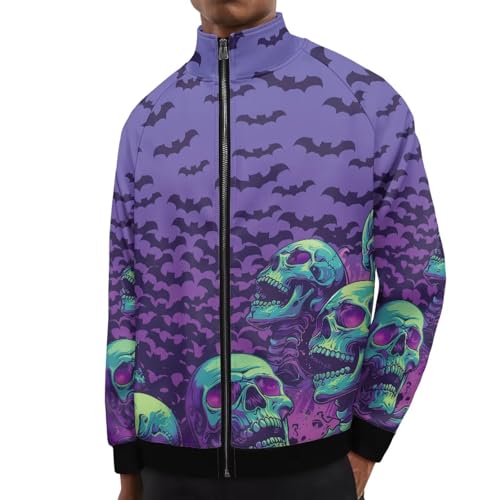 Image of Men's Lightweight Jackets Casual Full Zip Fleece Jacket Men Coats Fashion Long Sleeve Sweatshirt