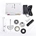 NovelLife Mini Hobby Table Saw Handmade Woodworking Bench Saw DIY Model Crafts Cutting Tool with Adjustable Power Supply 63mm HSS Circular Saw Blade (R2)