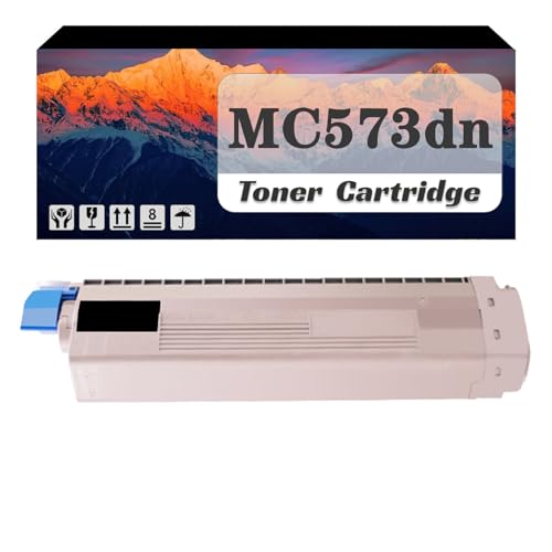 Cartouche de toner noir haute capacité compatible pour imprimantes OKI C532dn et MC573dn