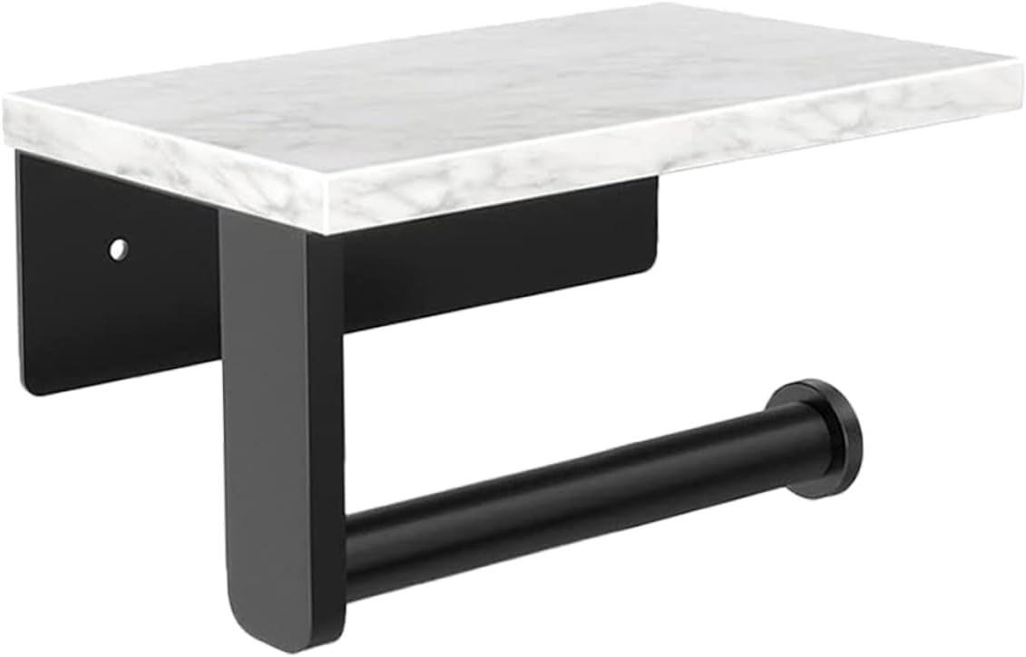 Garneck Stainless Steel Wall-Mounted Toilet Paper Holder Napkin Organizer Space-Saving Design for Efficient Storage Simple Installation