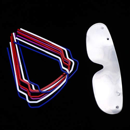 EXCEART 10 Stück Augenschutz Visier Brille Einweg Anti-Fog Spritzbrille Schutzbrille Arbeitsbrille Klar Staubdicht Lensen Augenschutzschild Anti-Öl für Küche Kochen Zufällige Farbe - Image 8