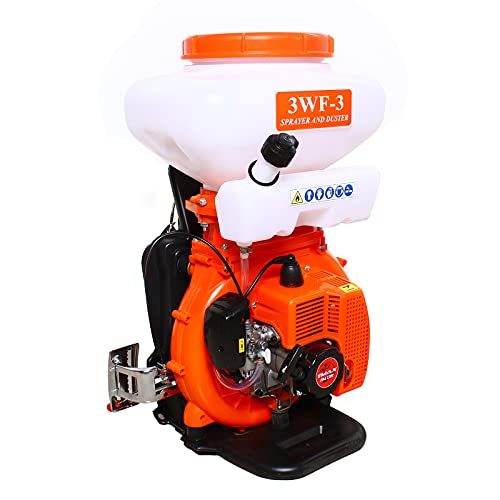 3 in 1 Backpack Agricultural Mist Duster Sprayer, 3WF-3 Gasoline Powered Backpack Sprayer Blower Sprayer Machine with 14L Tank 7500r/min for Garden, Agriculture 