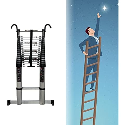 Telescopic Ladder 26ft Longest Aluminum Folding Ladder Cover