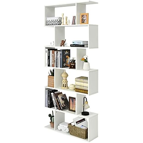 Bibliothèque Étagère GOPLUS 6 Niveaux Cover